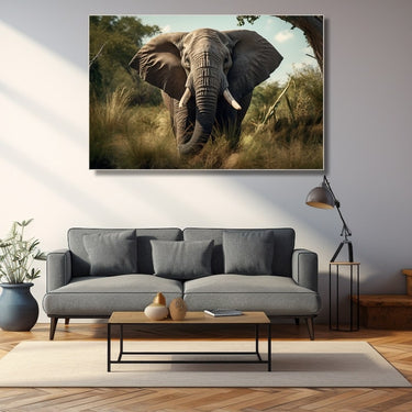 Elephant Canvas Painting